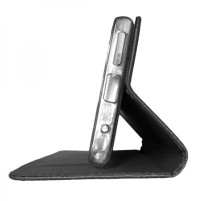 Кожен калъф тефтер и стойка Magnetic FLEXI Book Style за Samsung Galaxy A34 5G SM-A346B черен 